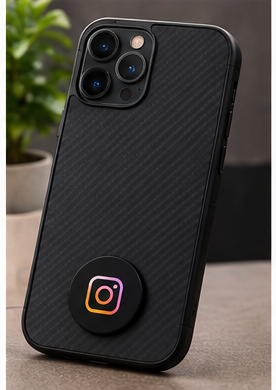Botom TAP INSTA aplicado na parte inferior da capinha